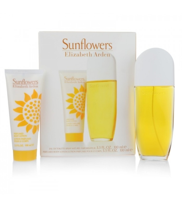 Elizabeth Arden Gavesett Elizabeth Arden Sunflowers Edt 100ml + Body Lotion i gruppen HELSE OG SKJØNNHET / Duft og parfyme / Parfyme / Parfymebokser hos TP E-commerce Nordic AB (38-57150)
