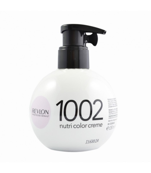 Revlon Nutri Color Creme 1002 White Platinum 270ml i gruppen HELSE OG SKJØNNHET / Hår & styling / Hårpleie / Hårfarge / Hårfarge & Fargebombe hos TP E-commerce Nordic AB (38-57218)