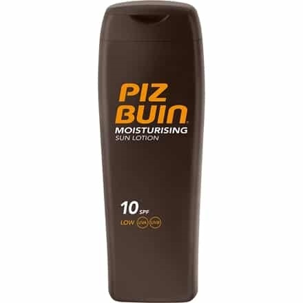 Piz Buin Moisturising Sun Lotion, solkrem SPF10 200 ml i gruppen HELSE OG SKJØNNHET / Hudpleie / Soling / Solkrem hos TP E-commerce Nordic AB (38-57297)