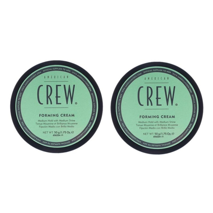 American Crew American Crew 2-pakning Forming Cream 85g i gruppen HELSE OG SKJØNNHET / Hår & styling / Hårstyling / Hårvoks hos TP E-commerce Nordic AB (38-57327)