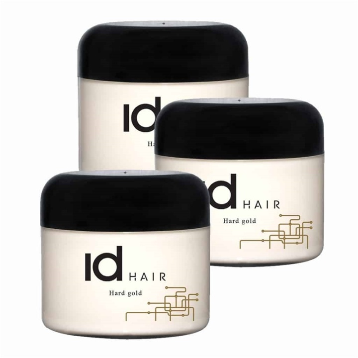ID Hair ID Hair 3-pakning Hard Gold Wax 100 ml i gruppen HELSE OG SKJØNNHET / Hår & styling / Hårstyling / Hårvoks hos TP E-commerce Nordic AB (38-57380)