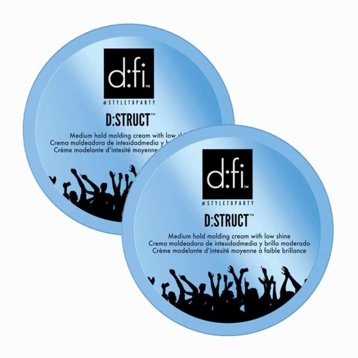 D:fi D:fi 2-pakning D:struct Molding Cream Blue Large 150g i gruppen HELSE OG SKJØNNHET / Hår & styling / Hårstyling / Hårvoks hos TP E-commerce Nordic AB (38-57498)