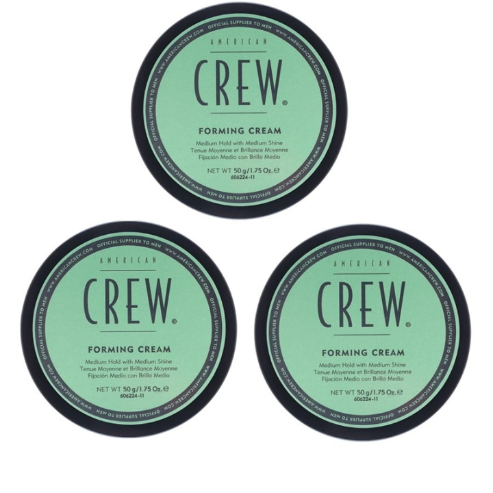 American Crew 3-pk American Crew Forming Cream 85g i gruppen HELSE OG SKJØNNHET / Hår & styling / Hårstyling / Hårvoks hos TP E-commerce Nordic AB (38-57547)
