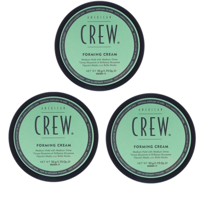 3-pack American Crew Forming Cream 85g i gruppen HELSE OG SKJØNNHET / Hår & styling / Hårstyling / Hårvoks hos TP E-commerce Nordic AB (38-57547)