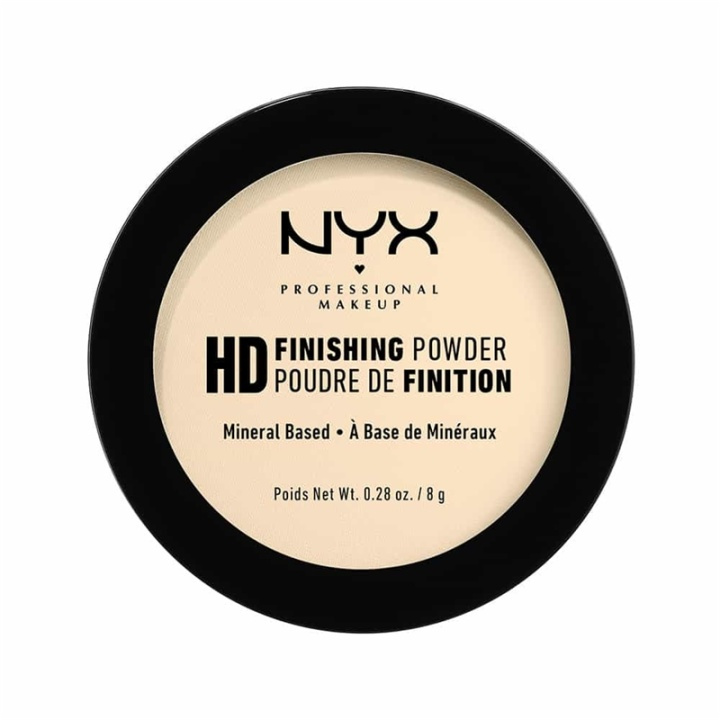 NYX PROFESSIONAL MAKEUP High Definition Finishing Powder - 02 Banana i gruppen HELSE OG SKJØNNHET / Makeup / Makeup ansikt / Pudder hos TP E-commerce Nordic AB (38-57904)