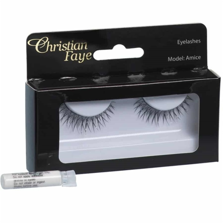 Christian Faye Eyelashes Amice With Glue i gruppen HELSE OG SKJØNNHET / Makeup / Øyne og øyebryn / Løsvipper hos TP E-commerce Nordic AB (38-58640)