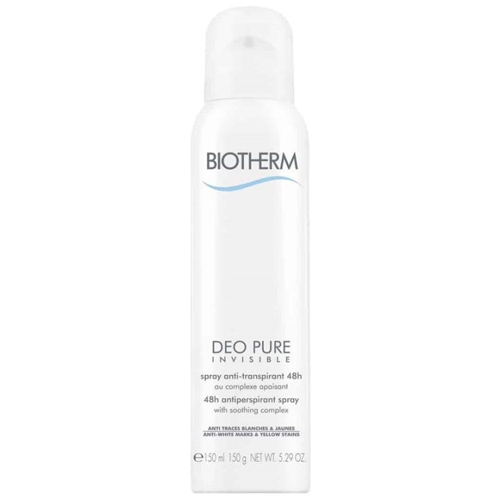 Biotherm Deo Pure Invisible Deo Spray 150 ml i gruppen HELSE OG SKJØNNHET / Duft og parfyme / Deodorant / Deo for henne hos TP E-commerce Nordic AB (38-58772)