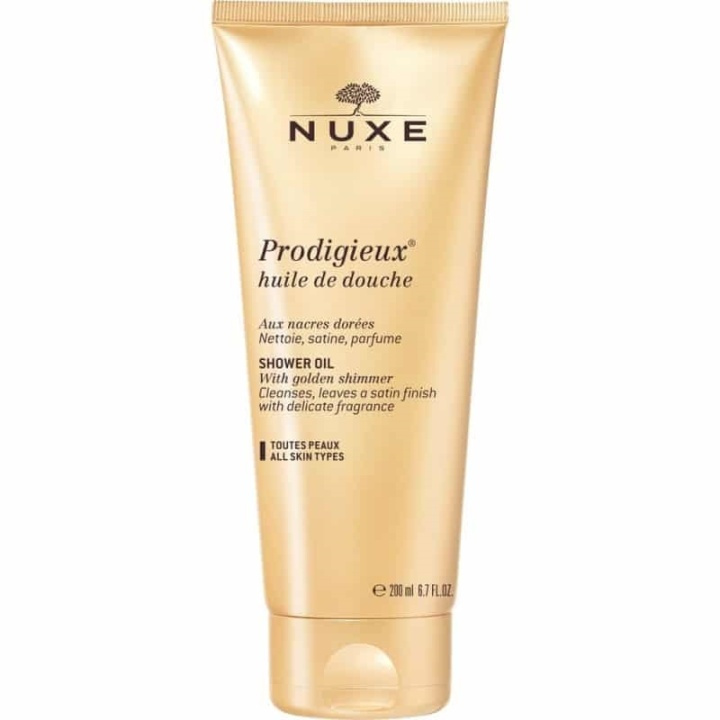 Nuxe Prodigieux Precious Scented Shower Oil 200 ml i gruppen HELSE OG SKJØNNHET / Hudpleie / Kroppspleie / Bad- og dusjkrem hos TP E-commerce Nordic AB (38-58916)