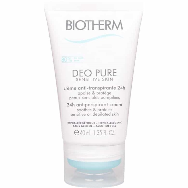 Biotherm Deo Pure Sensitive Cream 40ml i gruppen HELSE OG SKJØNNHET / Duft og parfyme / Deodorant / Deo for henne hos TP E-commerce Nordic AB (38-58975)