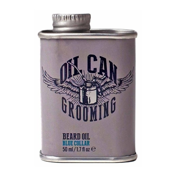 Oil Can Grooming Blue Collar skjeggolje 50 ml i gruppen HELSE OG SKJØNNHET / Hår & styling / Skjeggpleie / Skjeggolje hos TP E-commerce Nordic AB (38-59079)