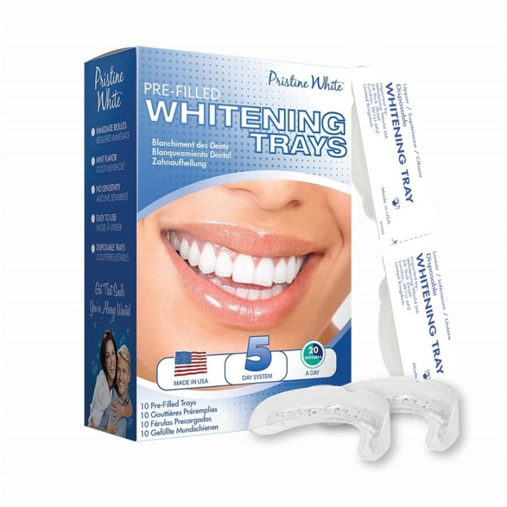 Pristine White Pre-Filled Whitening Trays i gruppen HELSE OG SKJØNNHET / Munnpleie / Whiteningprodukter hos TP E-commerce Nordic AB (38-59150)