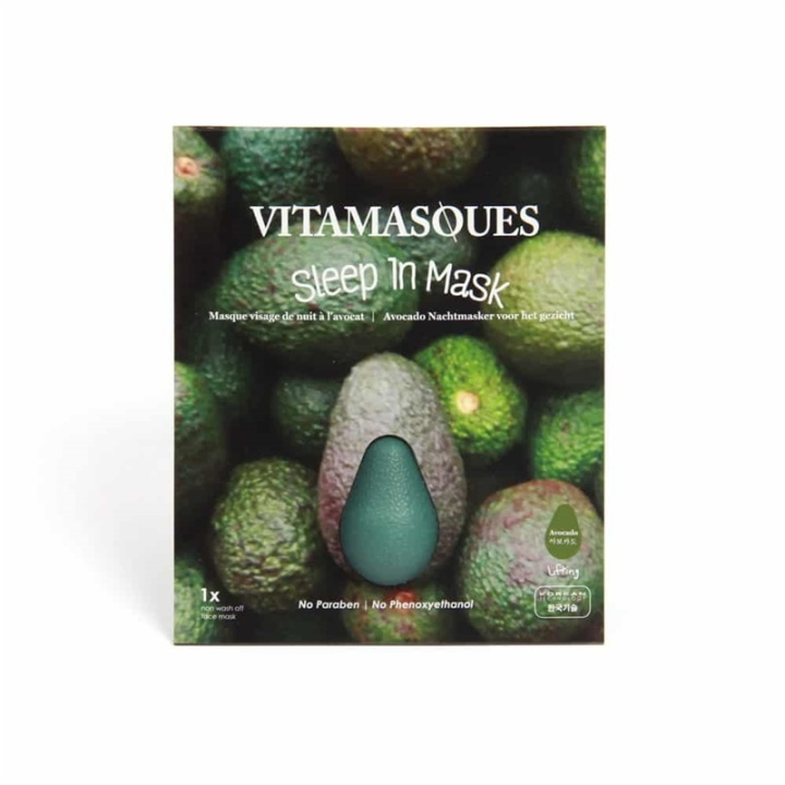 Vitamasques Sleep In 3d Masks - Avokado (2 pods) + Lifting i gruppen HELSE OG SKJØNNHET / Hudpleie / Ansikt / Masker hos TP E-commerce Nordic AB (38-59206)