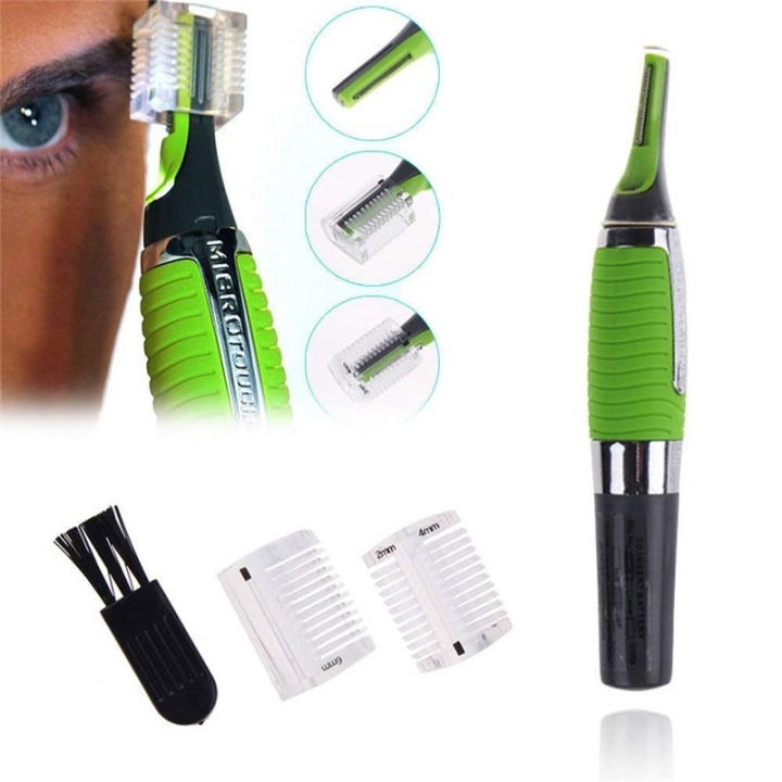 Micro Touch Max nesehårtrimmer med innebygd lommelykt i gruppen HELSE OG SKJØNNHET / Hår & styling / Barbering og trimming / Nesehårtrimmere hos TP E-commerce Nordic AB (38-5923)