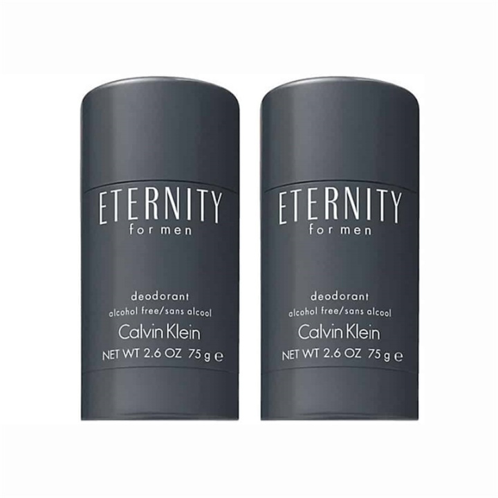 Calvin Klein 2-pk Calvin Klein Eternity For Men Deostick 75ml i gruppen HELSE OG SKJØNNHET / Duft og parfyme / Deodorant / Deo for han hos TP E-commerce Nordic AB (38-59288)