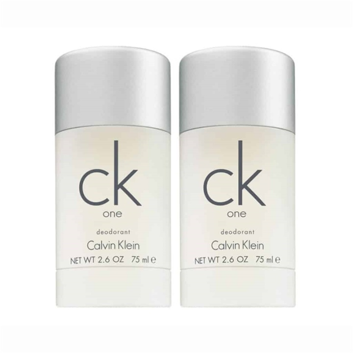 Calvin Klein Calvin Klein 2-pk CK One Deostick 75 ml i gruppen HELSE OG SKJØNNHET / Duft og parfyme / Deodorant / Deo for henne hos TP E-commerce Nordic AB (38-59296)