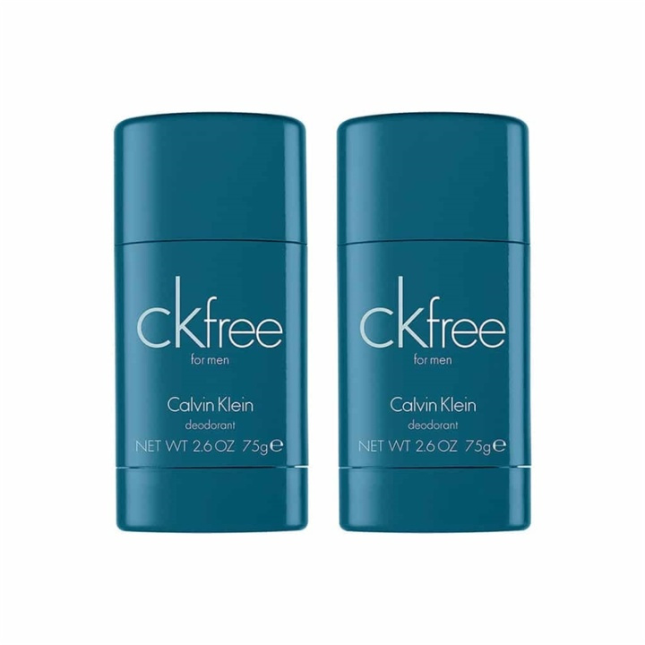 2-pack Calvin Klein CK Free Deostick 75ml i gruppen HELSE OG SKJØNNHET / Duft og parfyme / Deodorant / Deo for han hos TP E-commerce Nordic AB (38-59361)