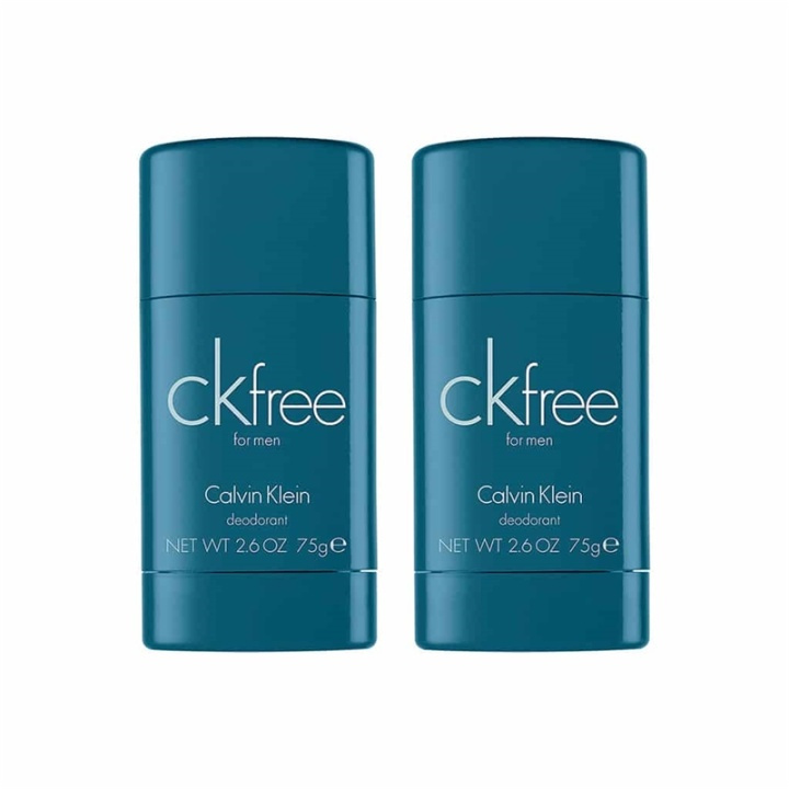 Calvin Klein Calvin Klein 2-pk CK Free Deostick 75ml i gruppen HELSE OG SKJØNNHET / Duft og parfyme / Deodorant / Deo for han hos TP E-commerce Nordic AB (38-59361)