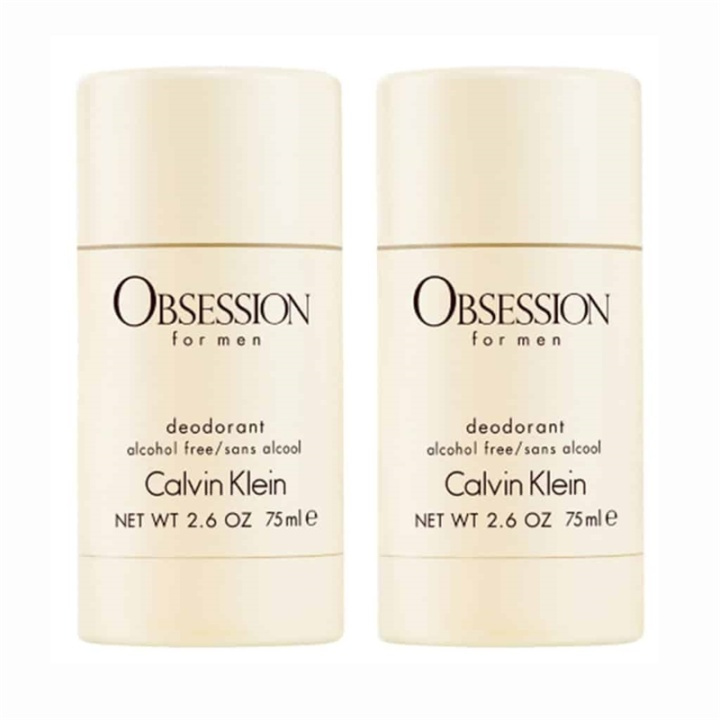 Calvin Klein Calvin Klein 2-pk Obsession For Men Deostick 75 ml i gruppen HELSE OG SKJØNNHET / Duft og parfyme / Deodorant / Deo for han hos TP E-commerce Nordic AB (38-59364)