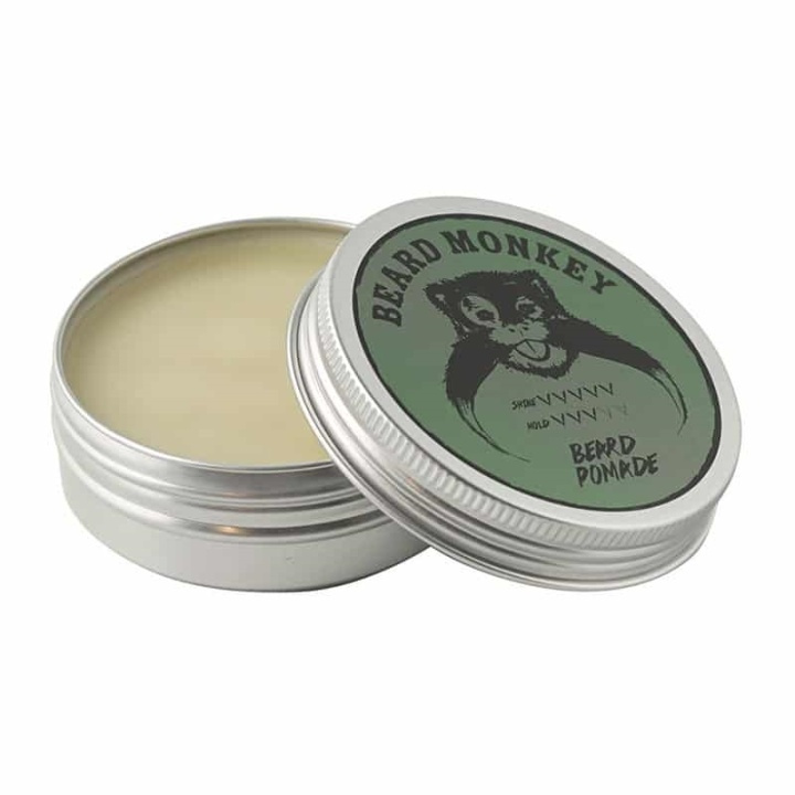 Beard Monkey Skjeggvoks Pomade 60 ml i gruppen HELSE OG SKJØNNHET / Hår & styling / Skjeggpleie / Bartevoks hos TP E-commerce Nordic AB (38-59399)