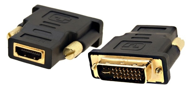 DVI-I hane till HDMI hona adapter i gruppen Elektronikk / Kabler og adaptere / HDMI / Adaptere hos TP E-commerce Nordic AB (38-5967)