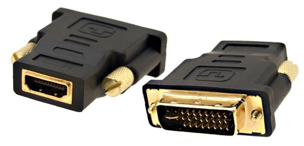 DVI-D hann til HDMI hunn-adapter i gruppen Elektronikk / Kabler og adaptere / HDMI / Adaptere hos TP E-commerce Nordic AB (38-5967)
