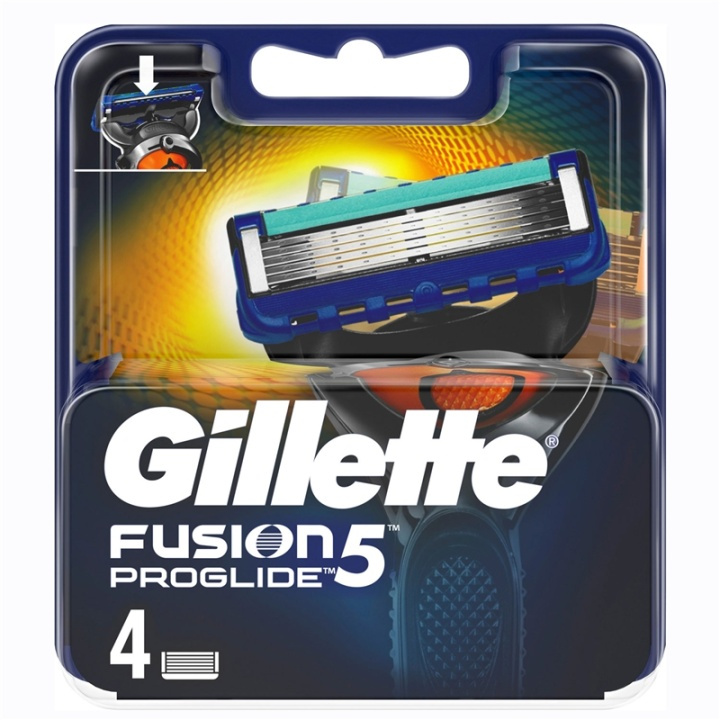 Gillette Proglide Manuelle barberblader 4-pakning (263844) i gruppen HELSE OG SKJØNNHET / Hår & styling / Barbering og trimming / Barberhøvler og tilbehør hos TP E-commerce Nordic AB (38-60046)
