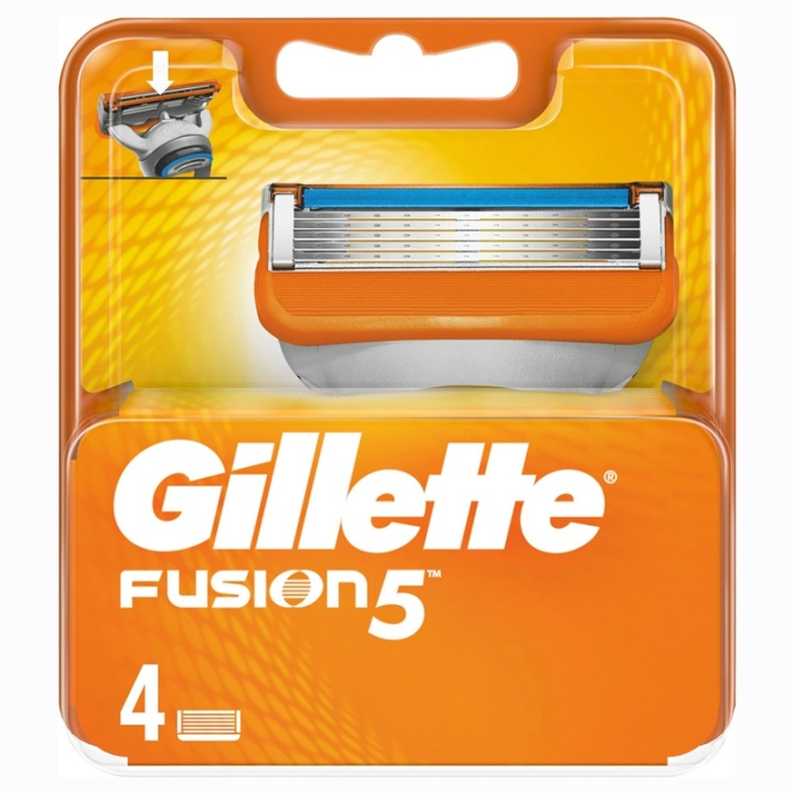 Gillette Barberblad Fusion 4-pakning (851294) i gruppen HELSE OG SKJØNNHET / Hår & styling / Barbering og trimming / Barberhøvler og tilbehør hos TP E-commerce Nordic AB (38-60051)