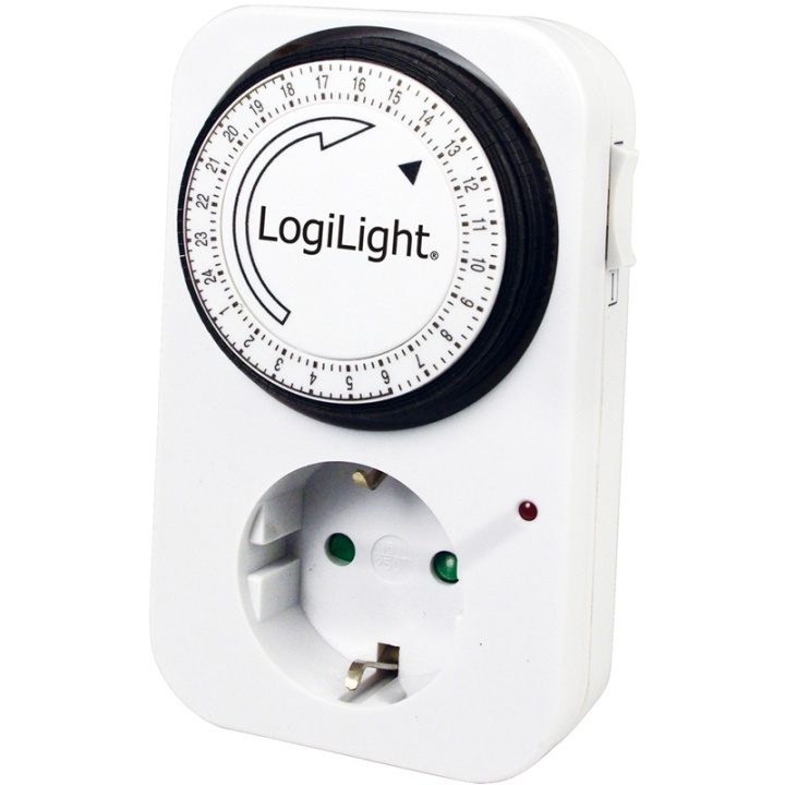 LogiLink Innendørs tidsur 24 timer mekanisk 16A i gruppen HJEM, HUS OG HAGE / El og belysning / Timer hos TP E-commerce Nordic AB (38-60457)