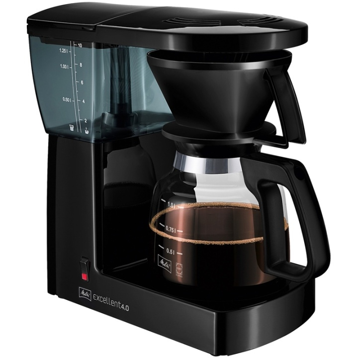 Melitta Excellent 4.0 Svart Kaffebrygg (21527) i gruppen HJEM, HUS OG HAGE / Husholdningsapparater / Kaffe og espresso / Kaffetraktere hos TP E-commerce Nordic AB (38-60505)