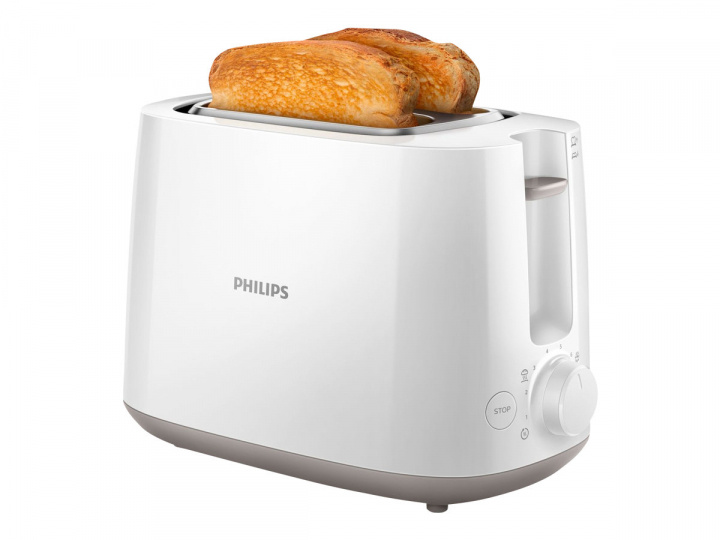 Philips HD2581 - Brødrister for 2 skiver, hvit i gruppen HJEM, HUS OG HAGE / Husholdningsapparater / Brødristere og toastjern / Brødristere hos TP E-commerce Nordic AB (38-60767)
