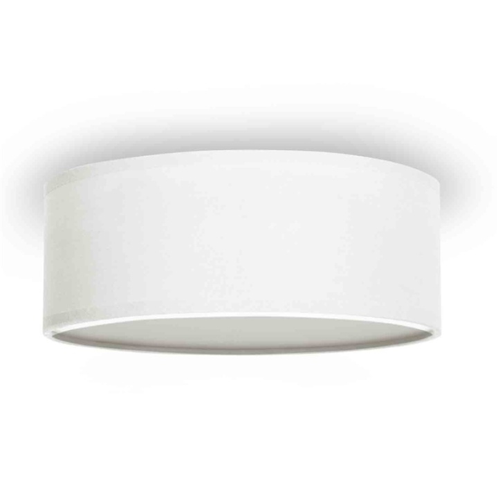 Smartwares Taklampa Textil Ø30cm Vit (10.004.63) i gruppen Elektronikk / Lys / Taklamper hos TP E-commerce Nordic AB (38-60957)