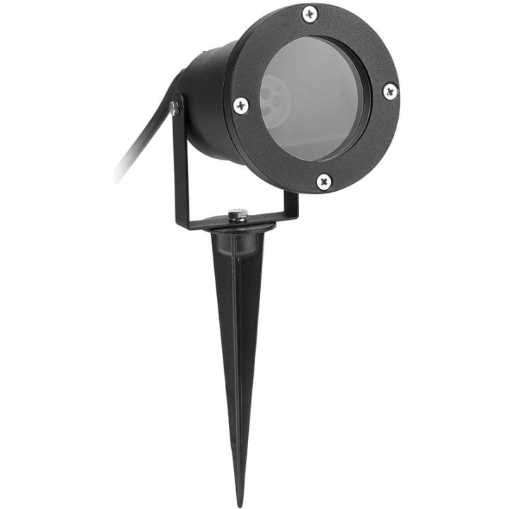 Smartwares Hagespotlight IP65 Svart (10.048.27) i gruppen HJEM, HUS OG HAGE / El og belysning / Utendørsbelysning / Hagebelysning hos TP E-commerce Nordic AB (38-60959)