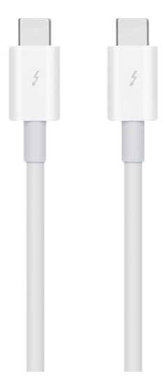Apple Thunderbolt 3 cable, 0.8m, up to 40gbit/s, up to 100W, white i gruppen Datautstyr / Kabler og adaptere / Apple Thunderbolt hos TP E-commerce Nordic AB (38-61224)