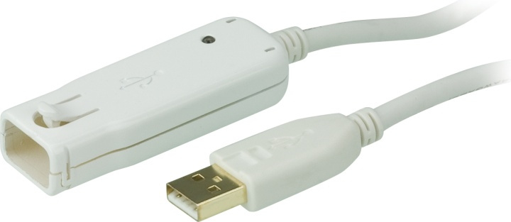 ATEN aktiv USB 2.0 forlengelseskabel, 12m i gruppen Datautstyr / Kabler og adaptere / USB / USB-A / Kabler hos TP E-commerce Nordic AB (38-61281)