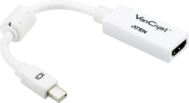 ATEN mini DisplayPort til HDMI-adapter, ha-ho, 0,19m, hvit i gruppen Datautstyr / Kabler og adaptere / DisplayPort / Adaptere hos TP E-commerce Nordic AB (38-61290)