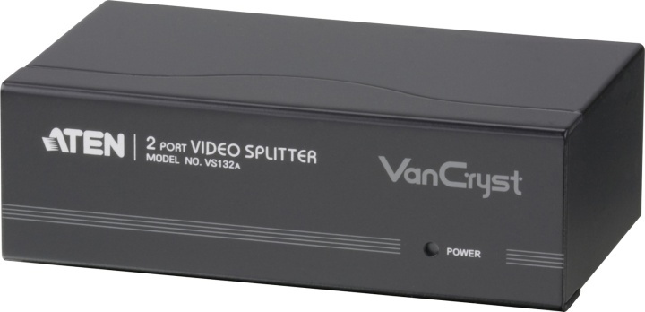 ATEN VGA-splitter, 1 inngang til 2 utganger, HD15ho, beige i gruppen Datautstyr / Kabler og adaptere / HDMI/VGA/DVI-switcher hos TP E-commerce Nordic AB (38-61300)