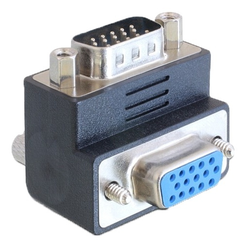 DeLOCK Adapter VGA hann / hunn 90° vinklet i gruppen Datautstyr / Kabler og adaptere / VGA / Adaptere hos TP E-commerce Nordic AB (38-61439)