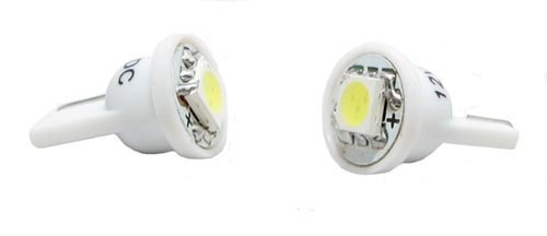 LED-posisjonslys, sokkel W5W, 1-LED (2-pakning) Hvit i gruppen Bil / Bilbelysning / Dioder og lys / W5W (T10) hos TP E-commerce Nordic AB (38-6144)