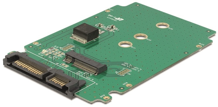 DeLOCK Adapter, gränssnittskonverterare, 22-pin SATA till M.2, 6Gb/s i gruppen Datautstyr / PC-Komponenter / Harddisker / Adaptere og tilbehør hos TP E-commerce Nordic AB (38-61442)