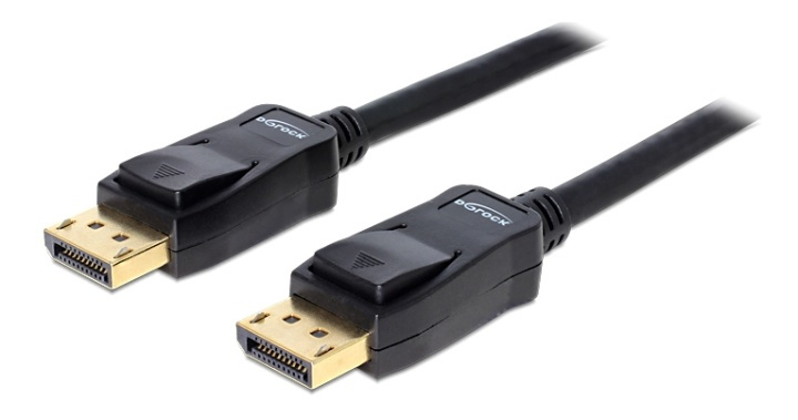 DeLOCK Kabel Displayport 1.2 hann > Displayport hann 4K 2 m i gruppen Datautstyr / Kabler og adaptere / DisplayPort / Kabler hos TP E-commerce Nordic AB (38-61446)