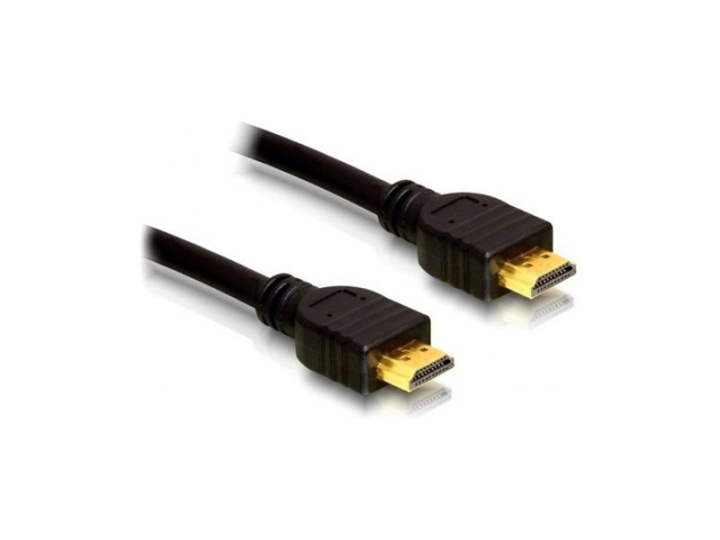 Delock Cable High Speed HDMI with Ethernet – HDMI A male > HDMI A male i gruppen Elektronikk / Kabler og adaptere / HDMI / Kabler hos TP E-commerce Nordic AB (38-61448)