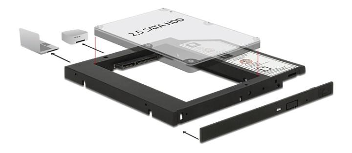 DeLOCK monteringsramme 2,5