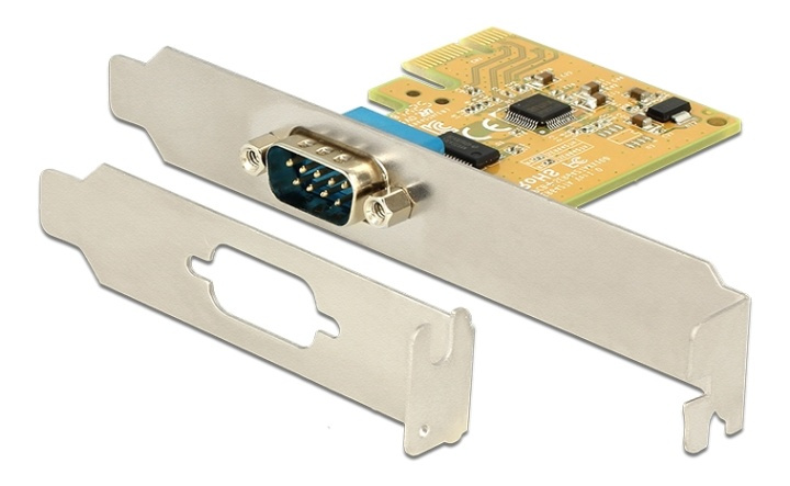 DeLOCK PCI-Express-kontrollerkort, 1xRS-232 hann, SUN2212-brikkesett i gruppen Datautstyr / Nettverk / Nettverkskort / PCI Express hos TP E-commerce Nordic AB (38-61494)