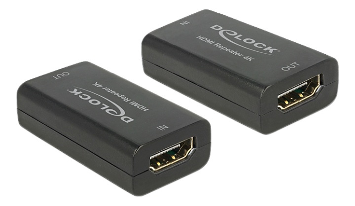 Delock Repeater HDMI 4K 30 m i gruppen Elektronikk / Kabler og adaptere / HDMI / Adaptere hos TP E-commerce Nordic AB (38-61510)