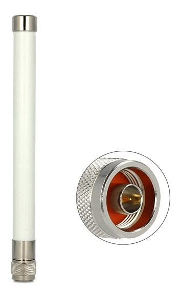 DeLOCK WLAN-antenne, N hann, 4,5-7,0 dBi, 802.11a/b/g/n/ac, hvit i gruppen Elektronikk / Lyd & Bilde / TV og tilbehør / Antenner og tilbehør hos TP E-commerce Nordic AB (38-61536)