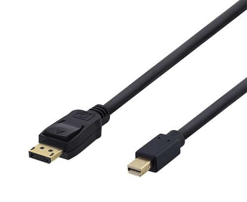 DELTACO Mini DisplayPort Monitor Cable, Ultra HD in 60Hz, 0.5m, black i gruppen Datautstyr / Kabler og adaptere / DisplayPort / Kabler hos TP E-commerce Nordic AB (38-61614)