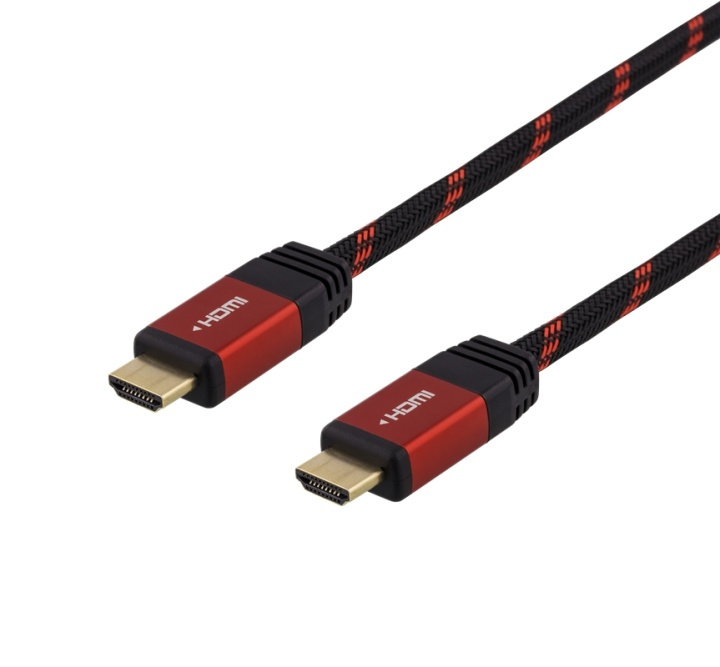 DELTACO GAMING 2m HDMI kabel, Ultra HD 60Hz, nintendo switch, svart i gruppen Elektronikk / TV-spill & tilbehør / Nintendo Switch / Tilbehør hos TP E-commerce Nordic AB (38-61829)