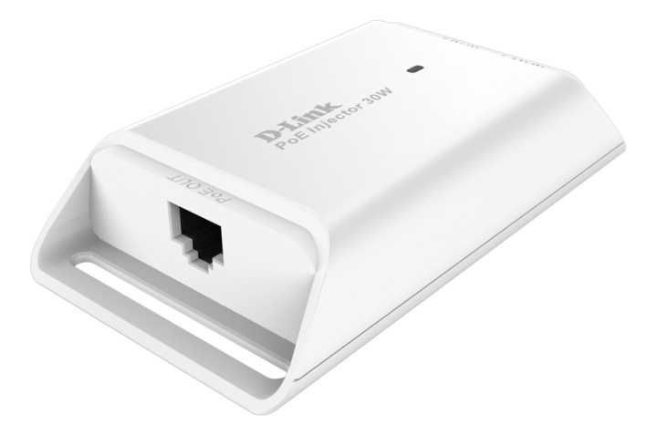 D-LINK PoE Gigabit injektor for PoE/PoE+, 10/100/1000Mbps, 32W, hvit i gruppen Datautstyr / Nettverk / PoE hos TP E-commerce Nordic AB (38-61981)