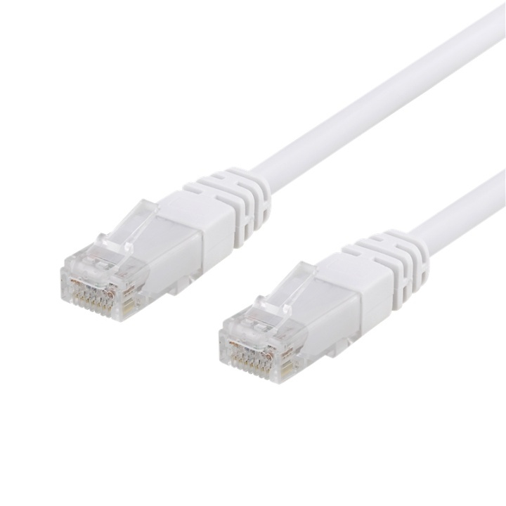EPZI U/UTP Cat6 patch cable, CCA, 0.3m, 250MHz, white i gruppen Datautstyr / Kabler og adaptere / Nettverk / Cat6 hos TP E-commerce Nordic AB (38-62008)