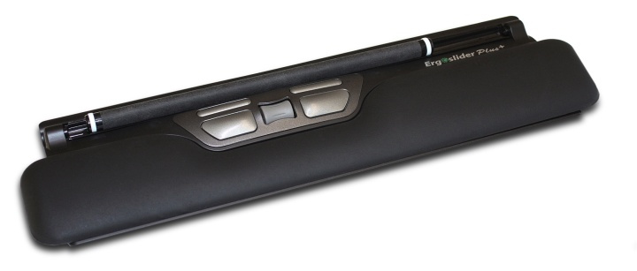 Ergoslider Plus+, innebygd mus 5 knapper+scroll, 800 DPI, USB, Svart i gruppen Datautstyr / Mus & Tastatur / Håndleddsstøtte hos TP E-commerce Nordic AB (38-62037)